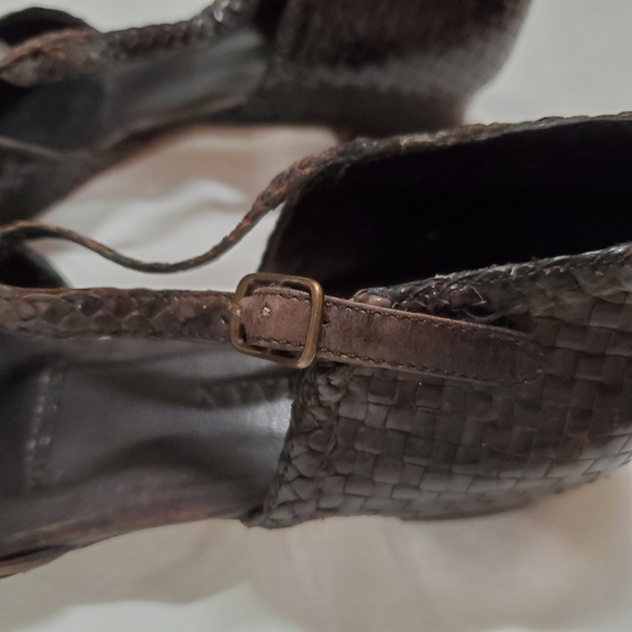 Vintage Cole Hahn Braided Leather Flats (size 9) - Picture 5 of 8